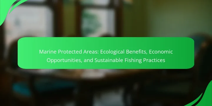 Marine Protected Areas: Ecological Benefits, Economic Opportunities, and Sustainable Fishing Practices