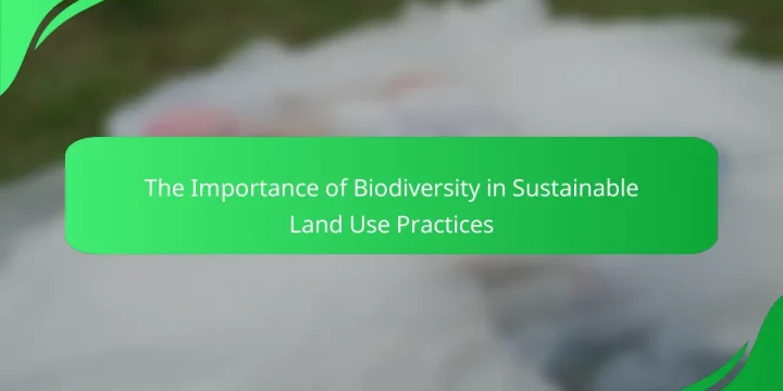 The Importance of Biodiversity in Sustainable Land Use Practices
